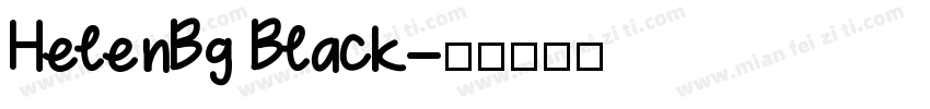 HelenBg Black字体转换